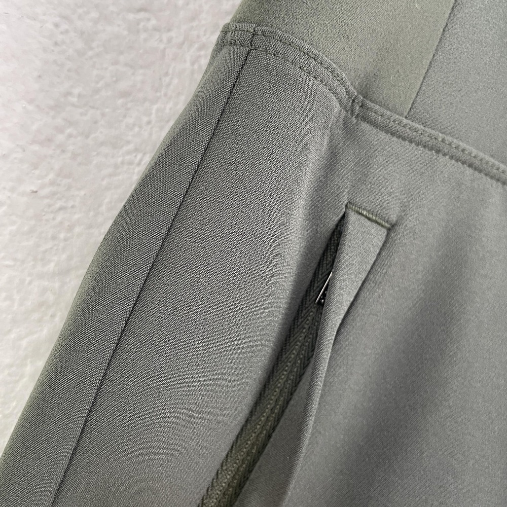 Athleta Pants Womens 10 Green Brooklyn Ankle High Rise Pull On Tapered Stretch - Picture 3 of 8